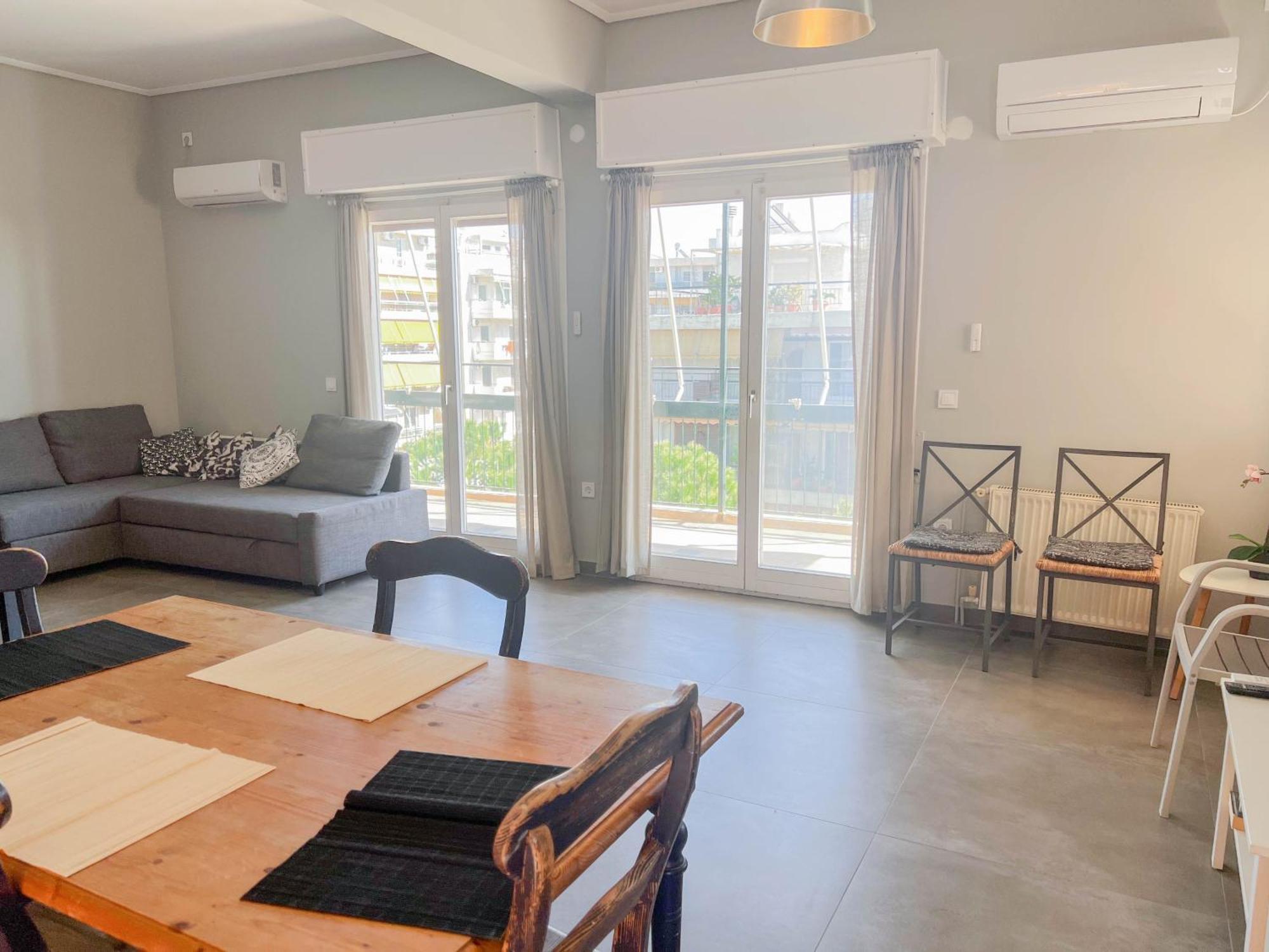 Alimos Sea View Family Apartment Athena Bagian luar foto